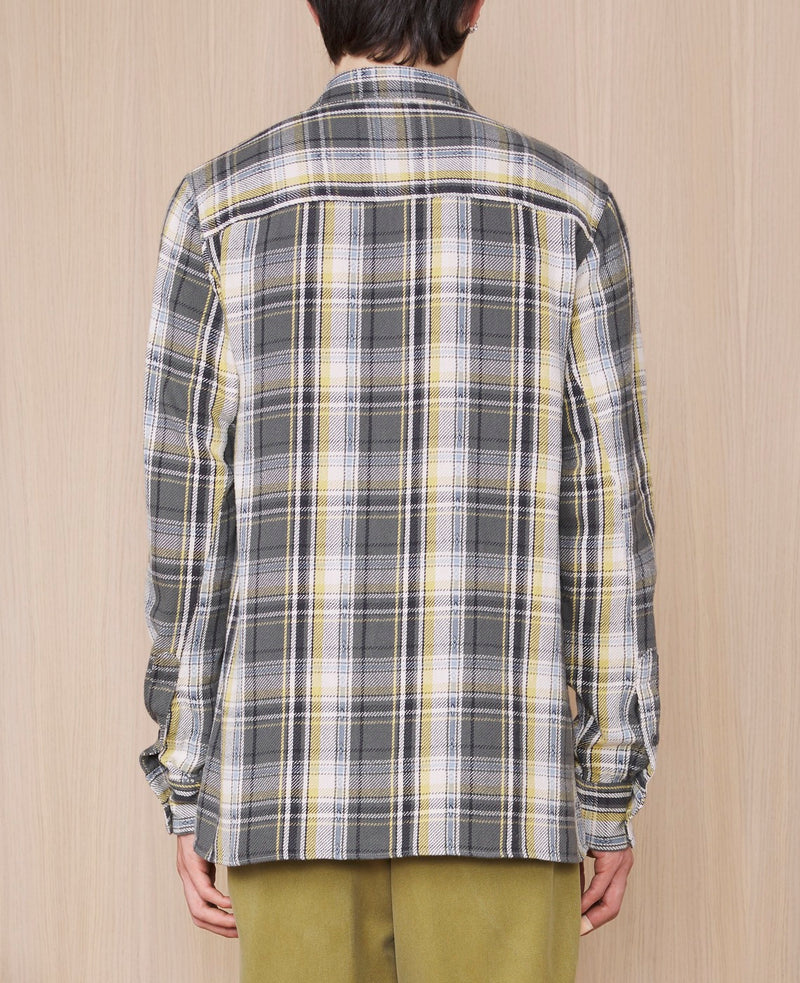 Camisa Ahmad - Oliva/Crudo/Mostaza - Hombre