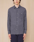 Chemise Alex - Bleu Marine/Blanc - Homme