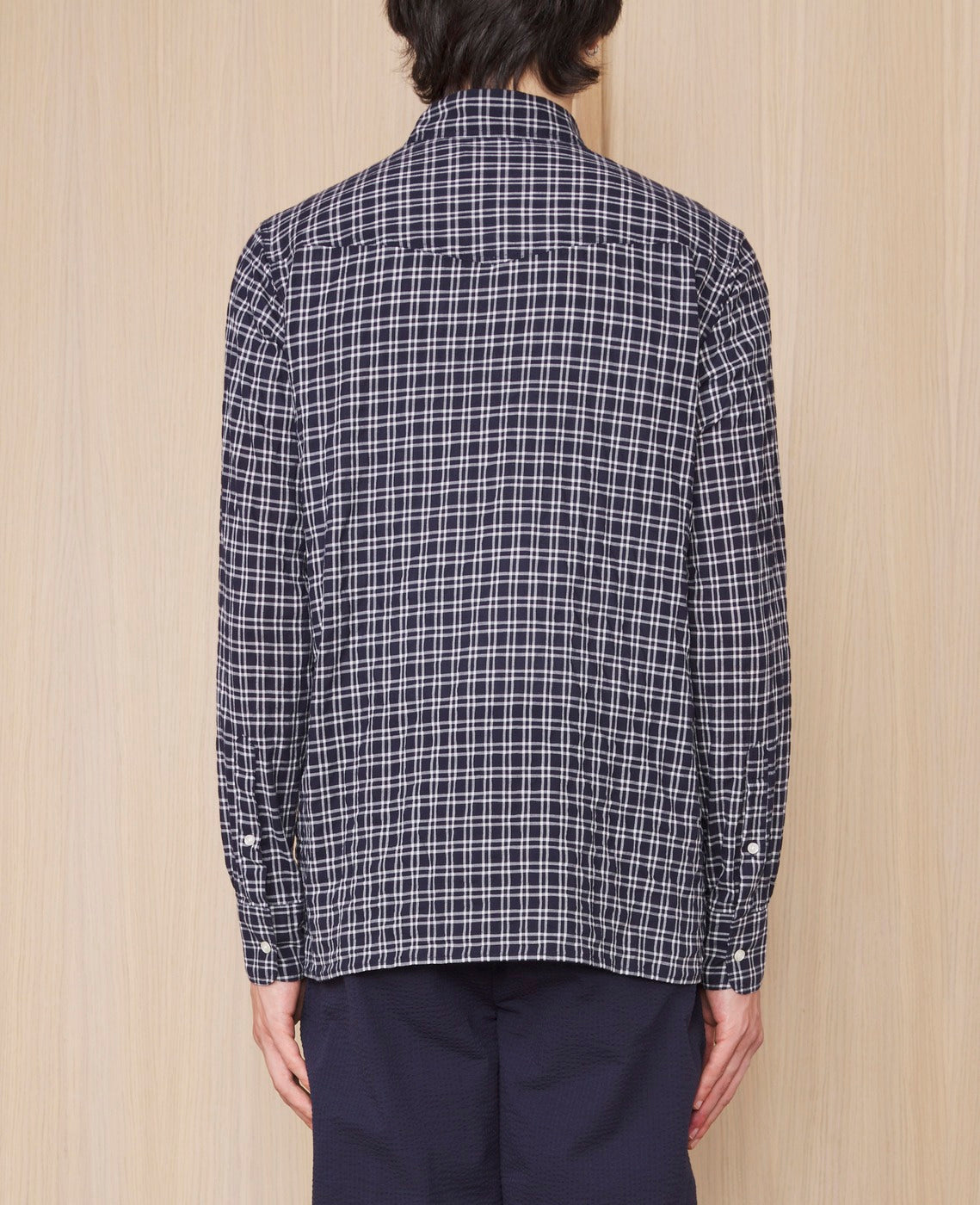 Chemise Alex - Bleu Marine/Blanc - Homme