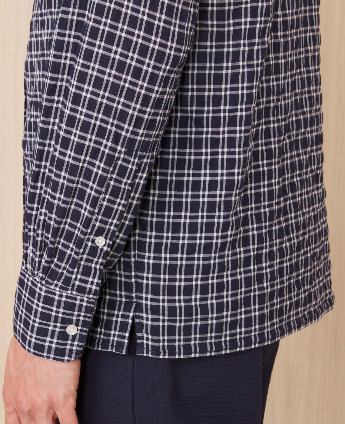 Chemise Alex - Bleu Marine/Blanc - Homme