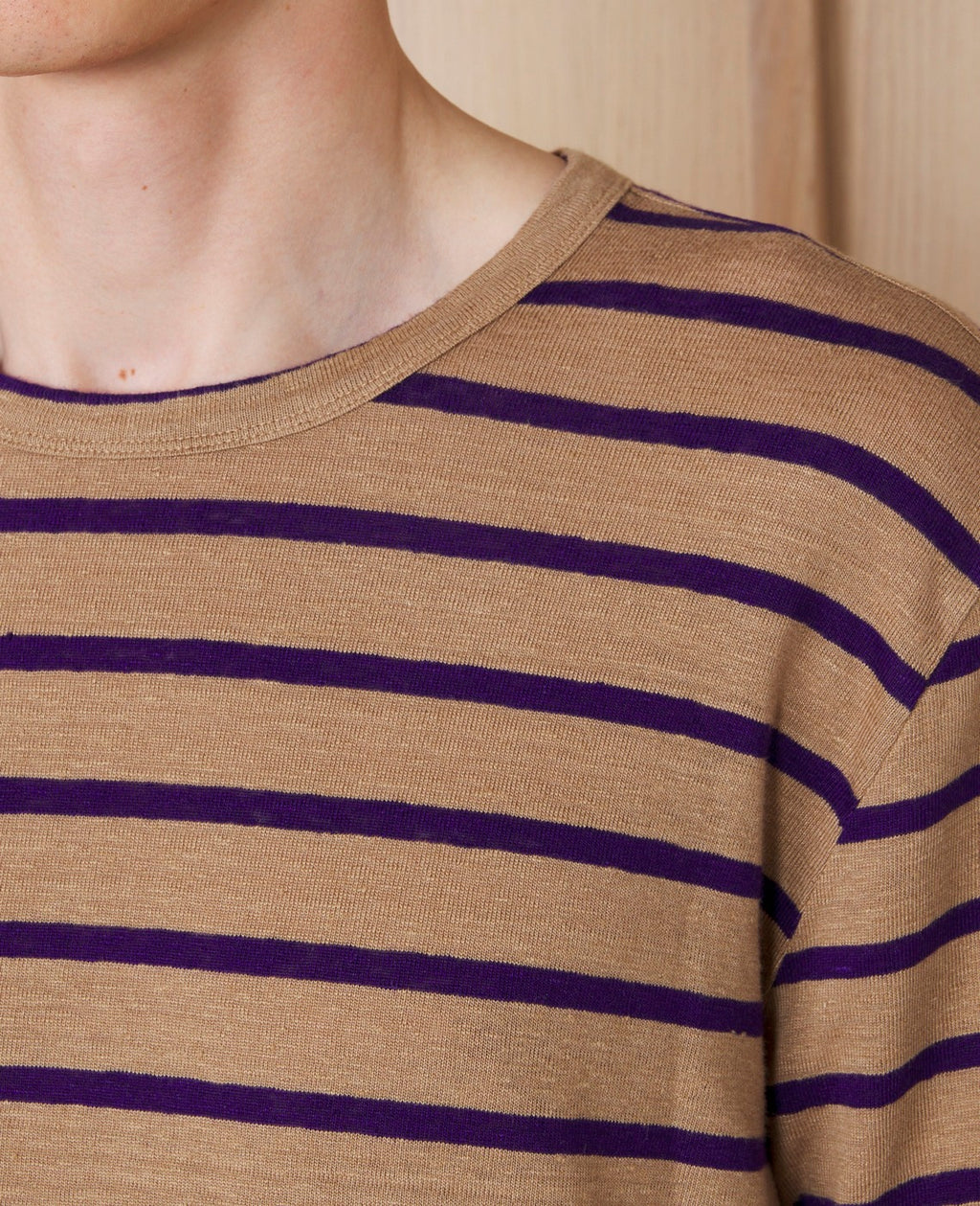 T-Shirt Manches Courtes - Kaki Anglais/Jacinthe - Homme