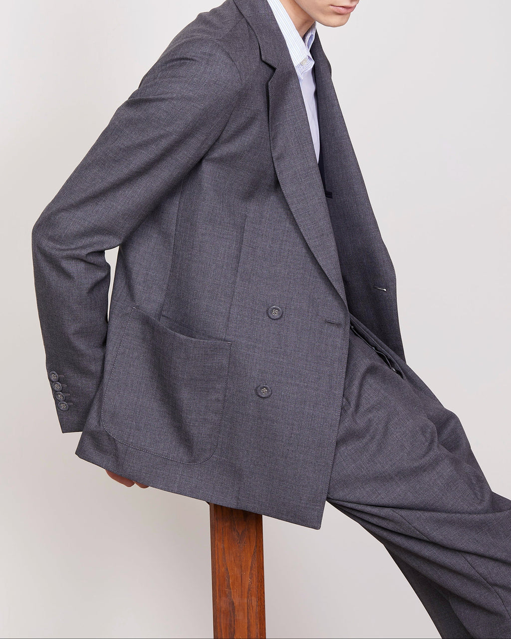 Veste Leon - Gris Moyen - Homme