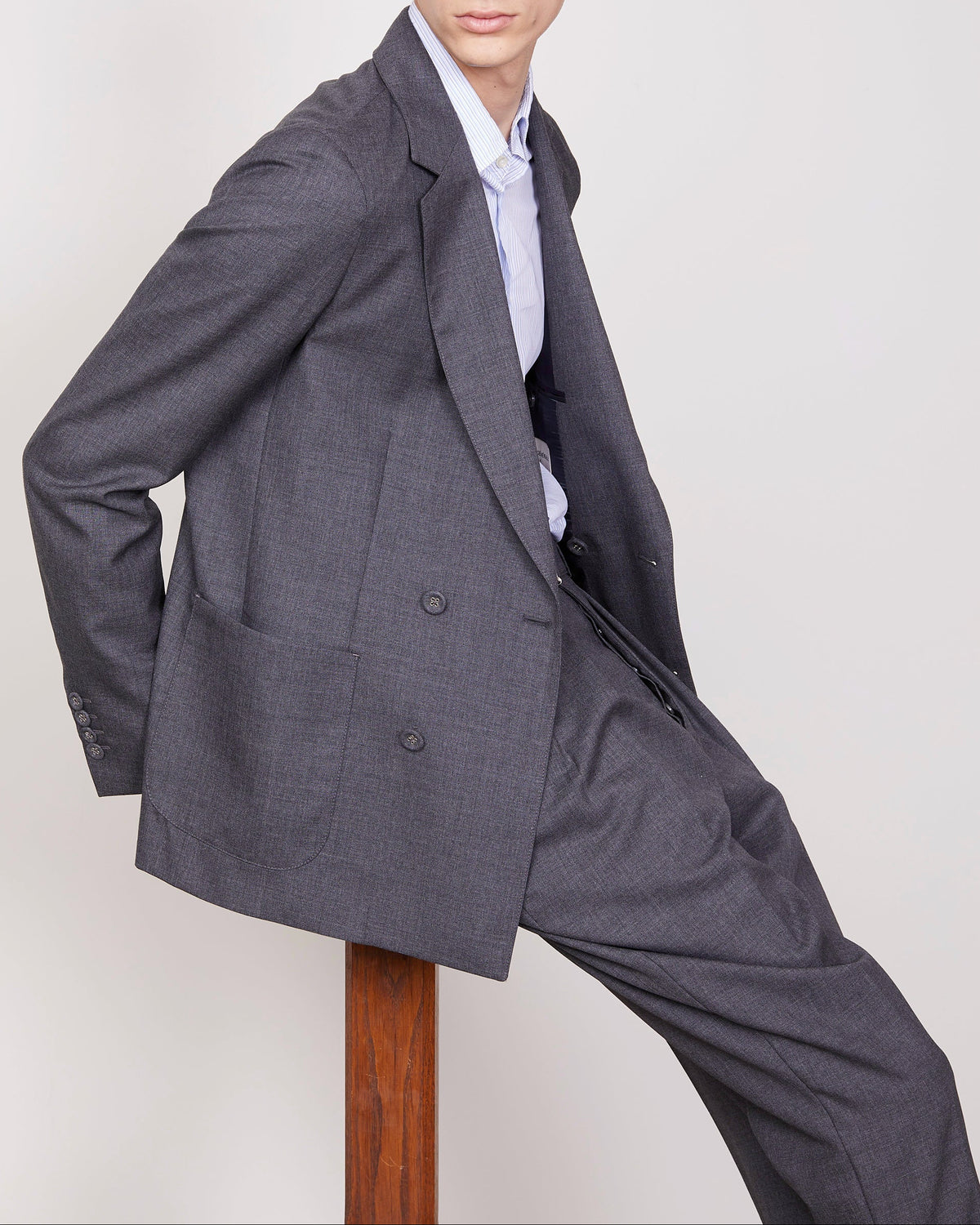 Veste Leon - Gris Moyen - Homme