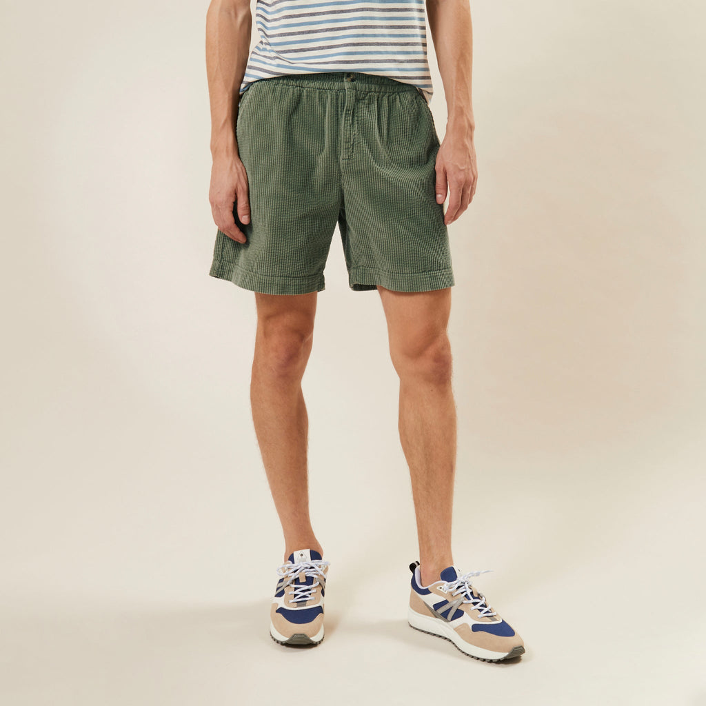 Short Elástico - Chevre - Verde - Hombre