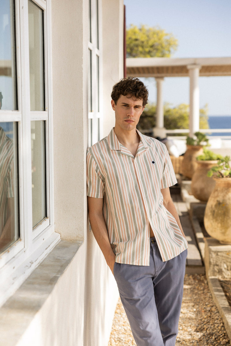 Faguo - Chemise Mc - Vimy - Kaki - Homme