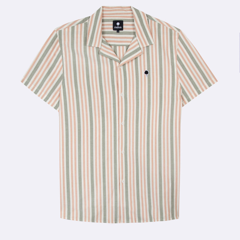 Faguo - Chemise Mc - Vimy - Kaki - Homme