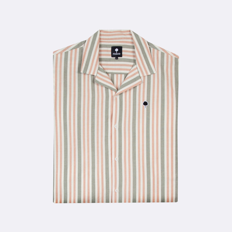 Faguo - Chemise Mc - Vimy - Kaki - Homme