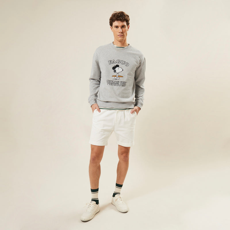 Fango Mottled Grey Sweat - Man