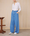 Pantalon Moena - Bleu Moyen - Femme