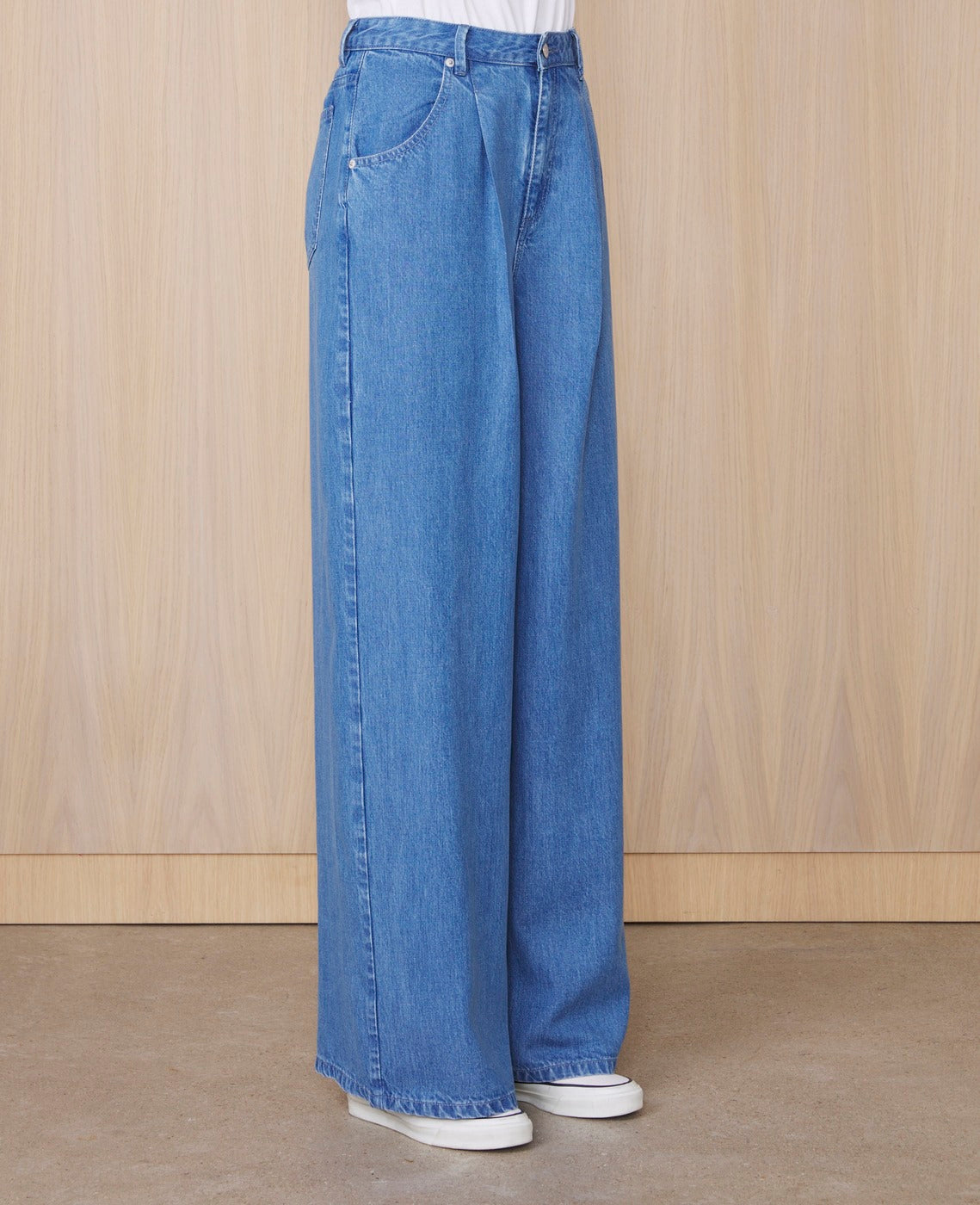 Pantalon Moena - Bleu Moyen - Femme