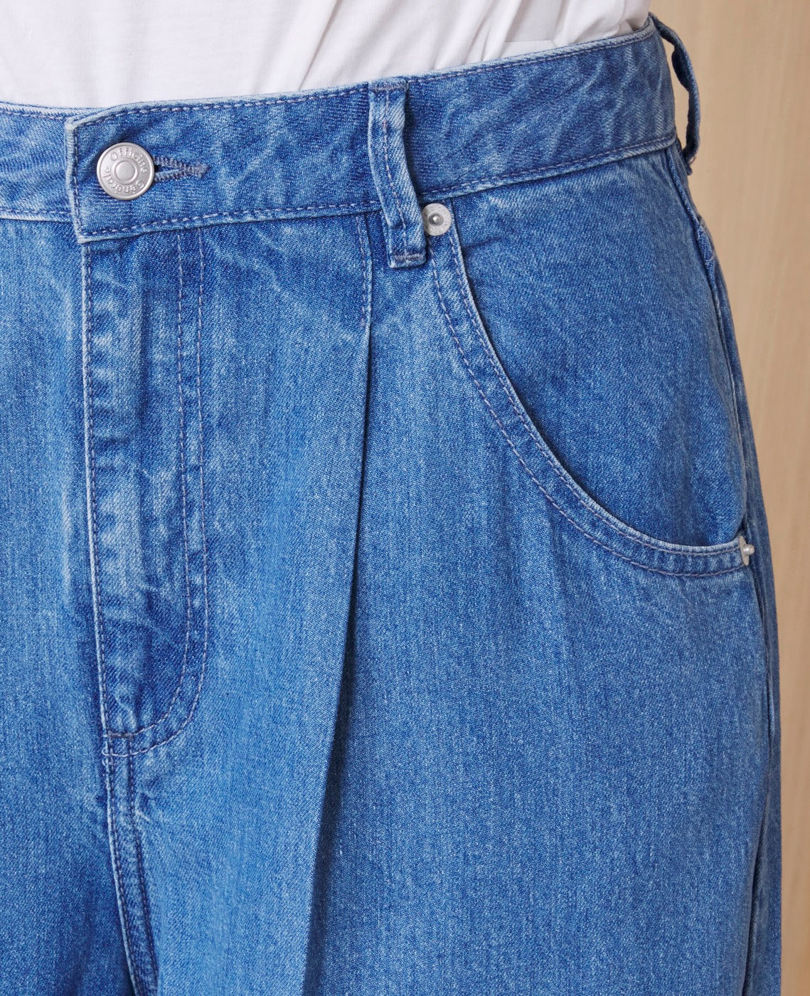 Pantalon Moena - Bleu Moyen - Femme