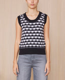 Pulls Tilda Itl Wv Co Graphc Pattern - White/Grey/Black