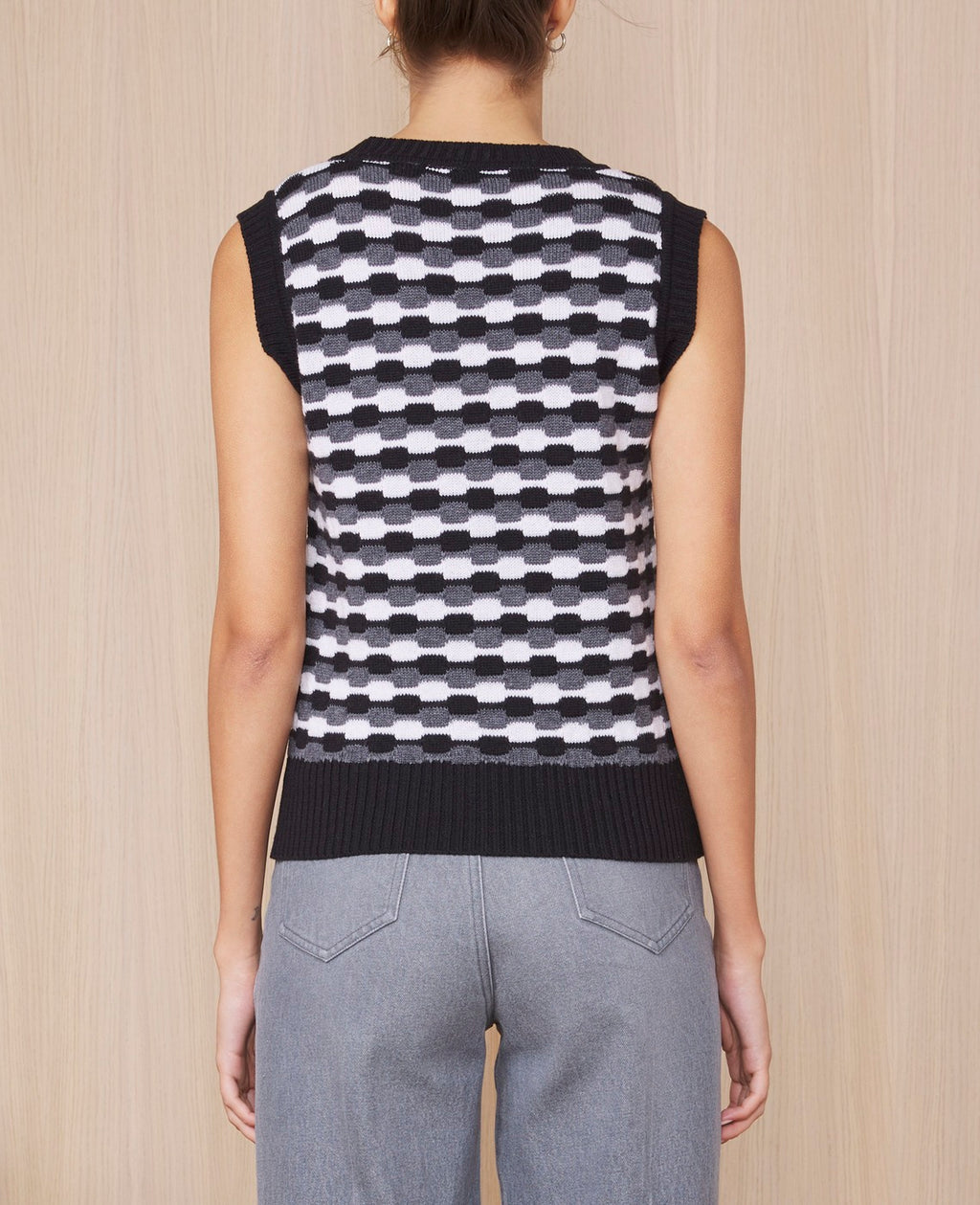 Pulls Tilda Itl Wv Co Graphc Pattern - White/Grey/Black