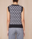 Pulls Tilda Itl Wv Co Graphc Pattern - White/Grey/Black