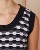 Pulls Tilda Itl Wv Co Graphc Pattern - White/Grey/Black