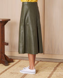 Cuirs Ottavia Itl Smooth Lamb Lther - Olive Night