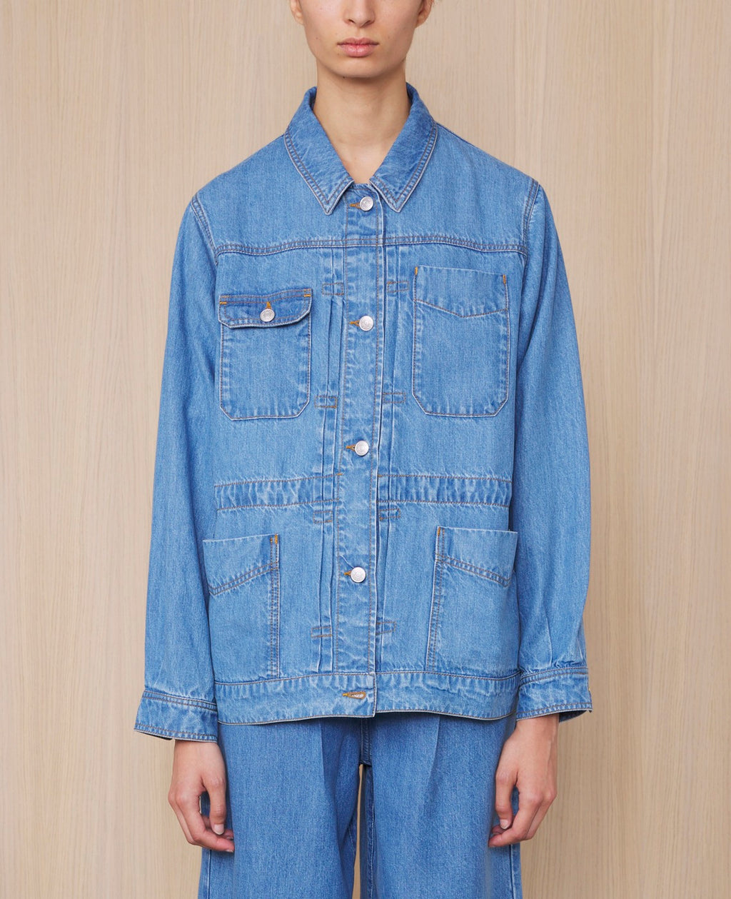 Veste Nile - Bleu Moyen - Femme
