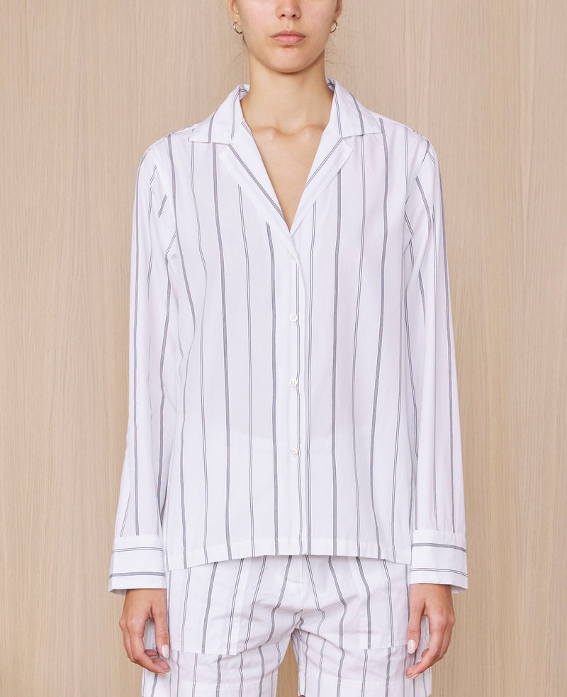 New Christelle LS Shirt - White/Black - Women