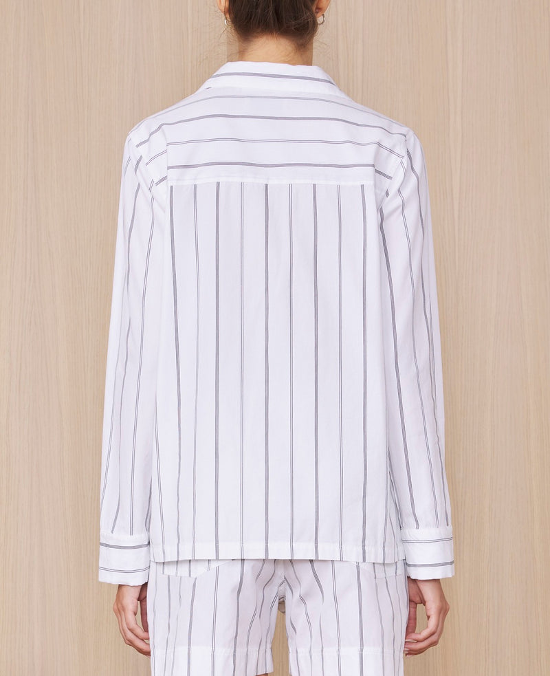 New Christelle LS Shirt - White/Black - Women