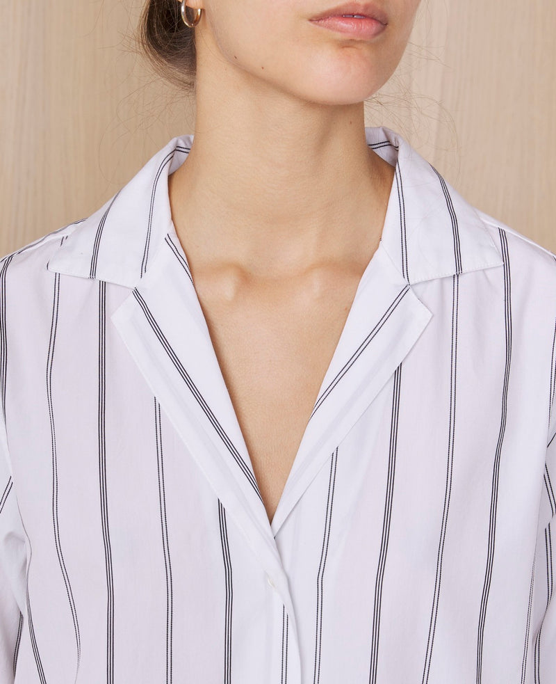 New Christelle LS Shirt - White/Black - Women