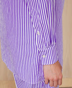 Chemise Katrina - Blanc/Jacinthe - Femme