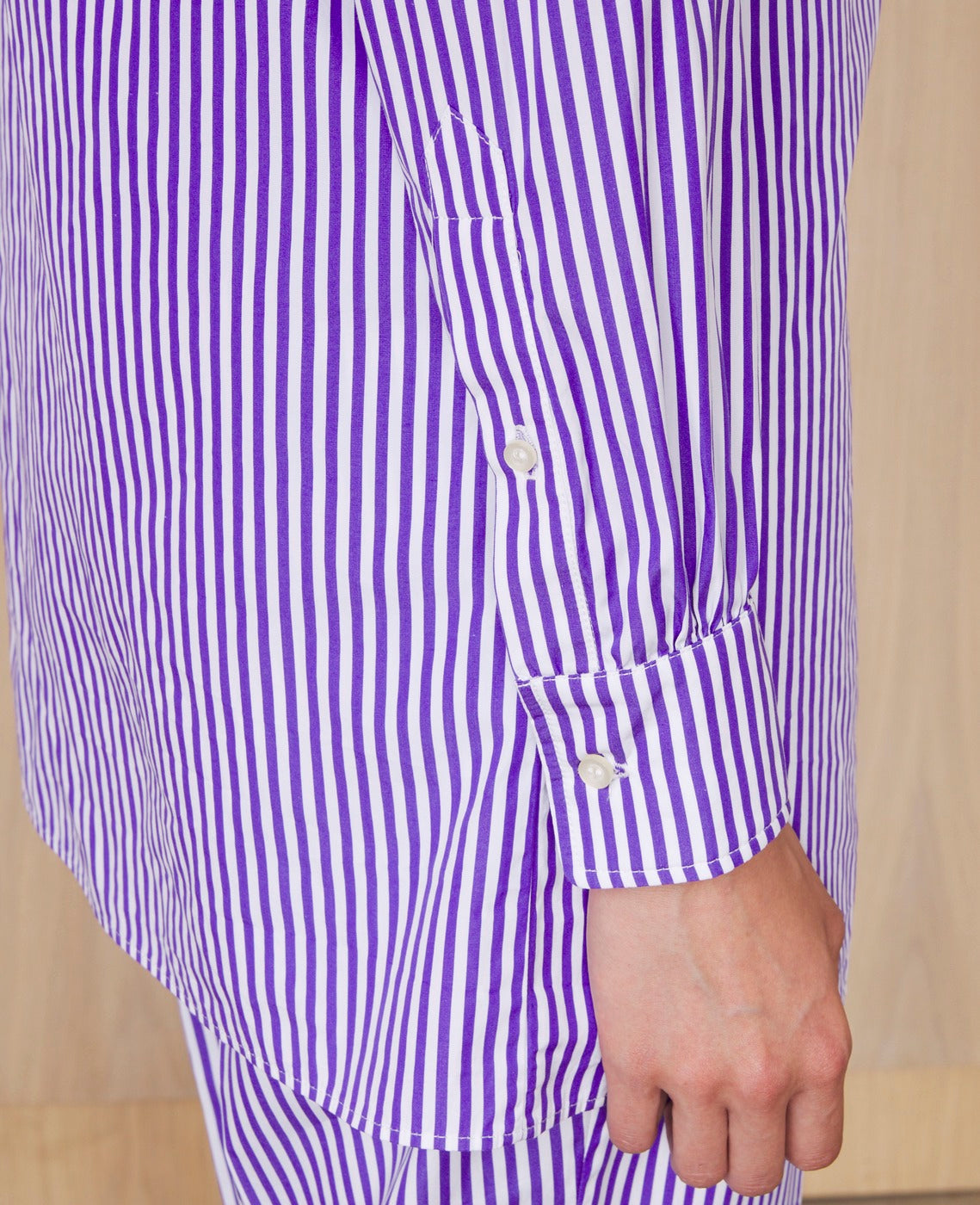 Chemise Katrina - Blanc/Jacinthe - Femme