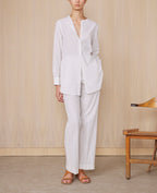 Chemise Hermione - Blanc/Marron - Femme