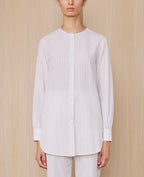 Chemise Hermione - Blanc/Marron - Femme