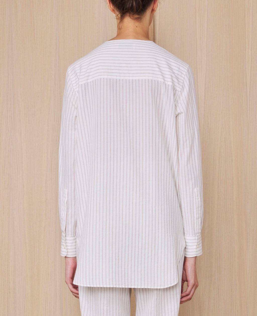Chemise Hermione - Blanc/Marron - Femme