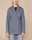 Tlg Veste Mathilde Jkt Gots Cotton Denim - Mid Grey