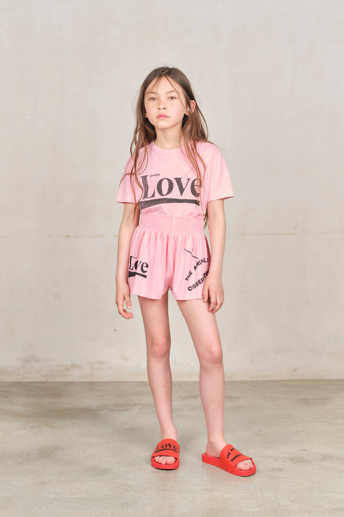 Short Ostrich Pink - Enfant