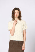 Sweter - Kremowy