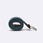 Ceinture Tressee Bleue & Verte Square Belt - Homme