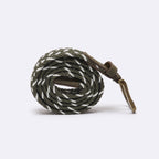 Cinturón Trenzado Caqui y Crudo Classic Belt - Hombre
