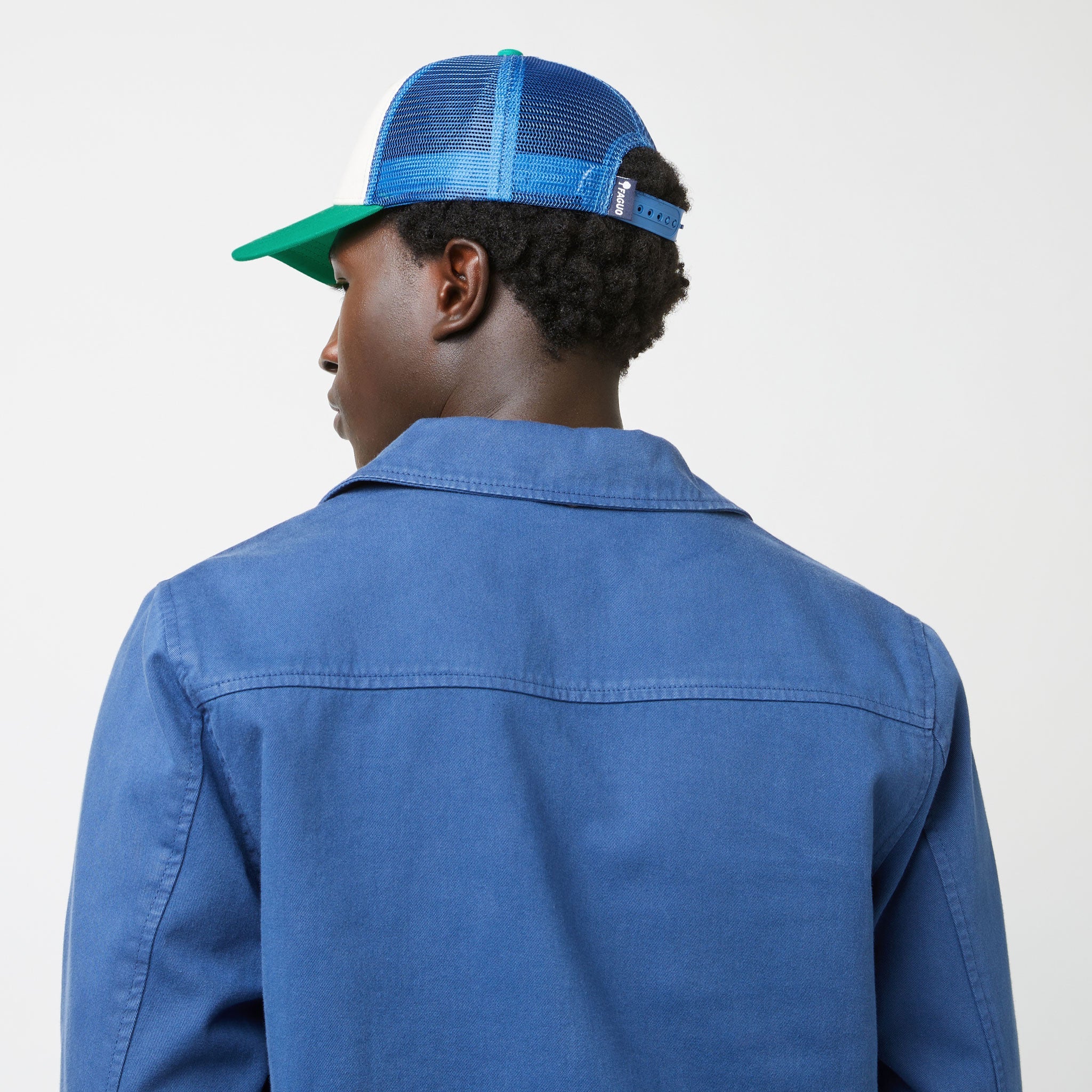 Gorra Verde y Azul Marino Trucker Cap - Hombre
