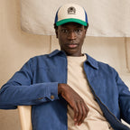Gorra Verde y Azul Marino Trucker Cap - Hombre