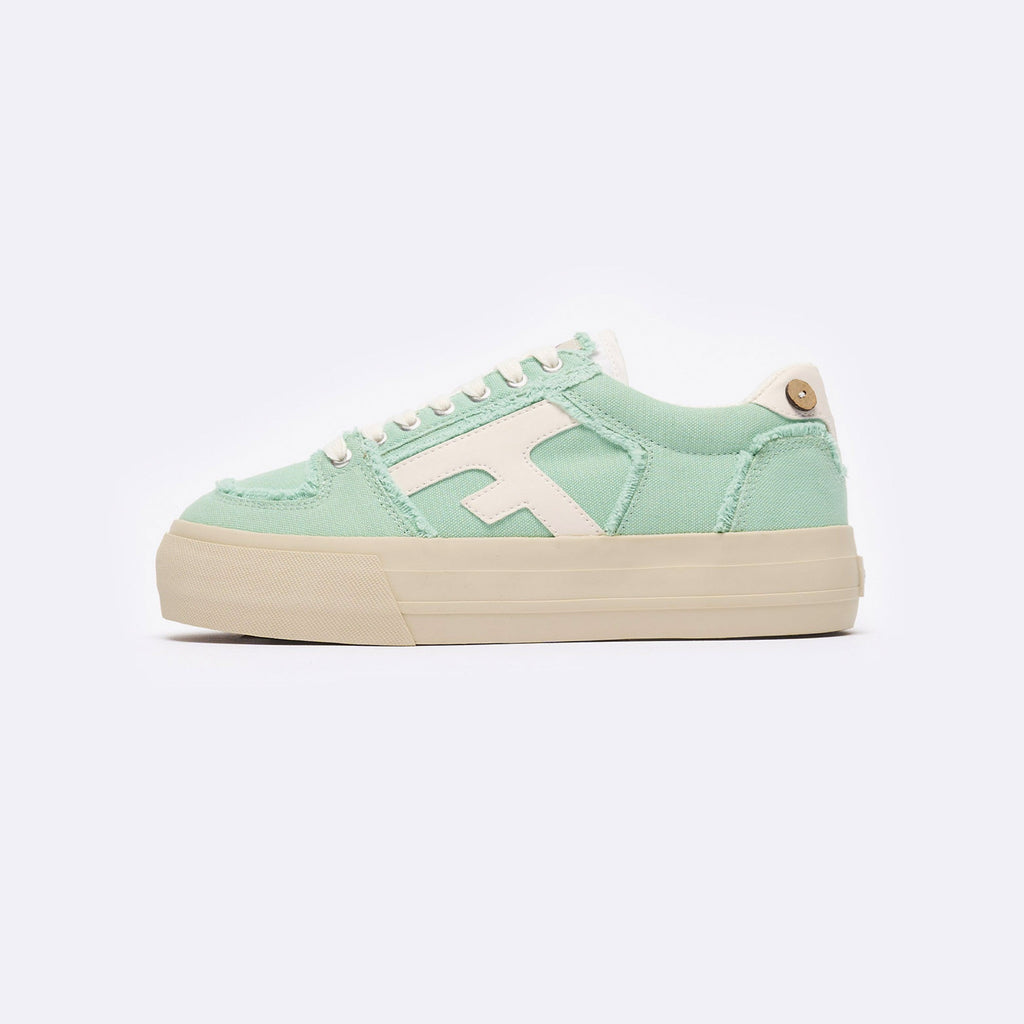 Tennis Basses Vert Menthe Walnut Platform - Femme