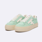 Tennis Basses Vert Menthe Walnut Platform - Femme