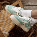 Tennis Basses Vert Menthe Walnut Platform - Femme