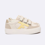 Zapatillas Bajas Beis Walnut P. Velcro - Mujer