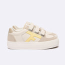 Tennis Basses Beiges Walnut P. Velcro - Femme