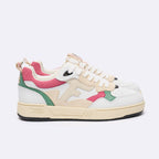 Zapatillas Bajas Blancas, Verdes & Rosas Dahlia - Mujer
