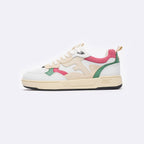 Zapatillas Bajas Blancas, Verdes & Rosas Dahlia - Mujer