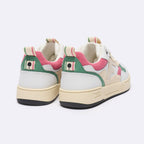 Zapatillas Bajas Blancas, Verdes & Rosas Dahlia - Mujer