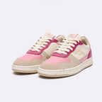 Baskets Basses Écrues & Roses Alder - Femme