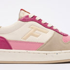 Baskets Basses Écrues & Roses Alder - Femme