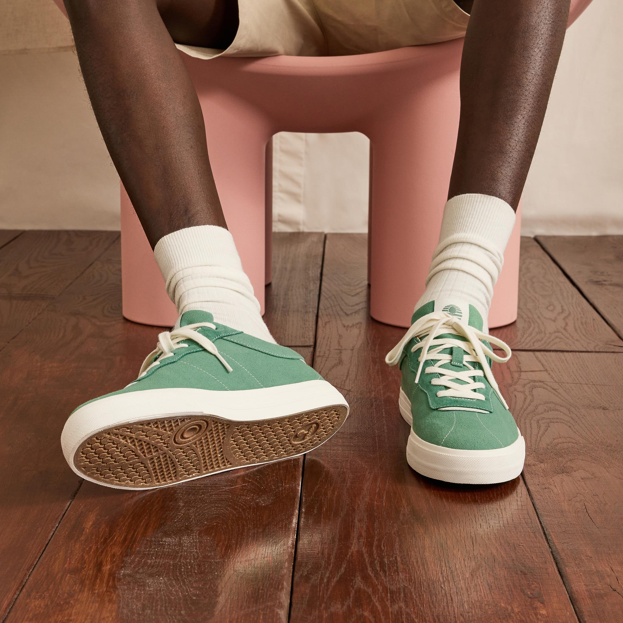Tennis Basses Vertes Nashi - Homme