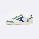 White & Green Hazel Low Top Sneakers - Men
