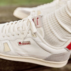 Baskets Basses Blanches & Rouges Commute 1 - Homme