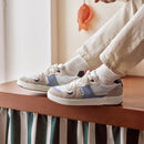 Baskets Basses Blanches & Bleues Ceiba - Homme